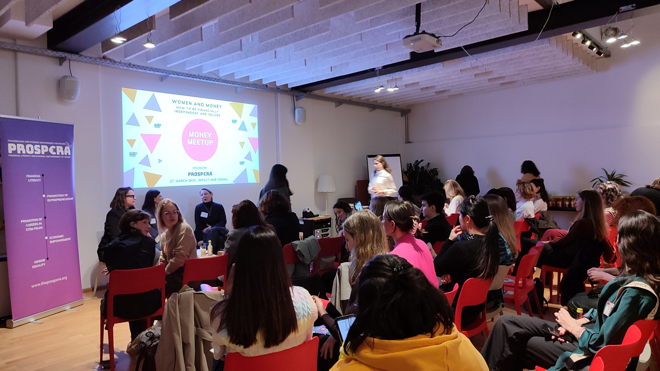Recap: “MONEY MEETUP: Women and Money“ – how to overcome gender, pay, investment and STEM career gap | 27.03.2025. Vienna